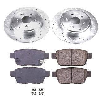 Callahan Brake Parts® - Drilled and Slotted Rear Brake Kit