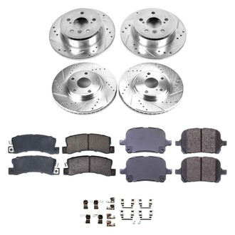 Callahan Brake Parts® - Drilled and Slotted Brake Kit