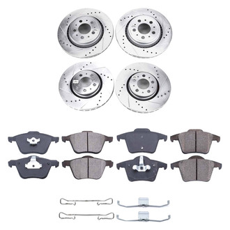 Callahan Brake Parts® - Drilled and Slotted Brake Kit
