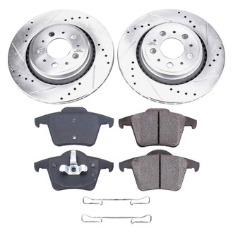 Callahan Brake Parts® - Drilled and Slotted Rear Brake Kit