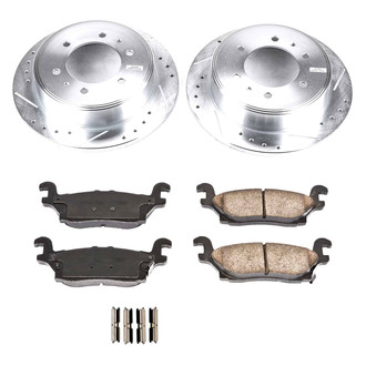 Callahan Brake Parts® - Drilled and Slotted Rear Brake Kit