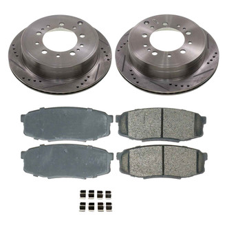 Callahan Brake Parts® - Drilled and Slotted Rear Brake Kit