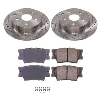 Callahan Brake Parts® - Drilled and Slotted Rear Brake Kit