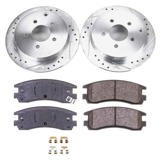 Callahan Brake Parts® - Drilled and Slotted Rear Brake Kit