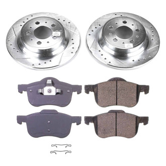Callahan Brake Parts® - Drilled and Slotted Rear Brake Kit