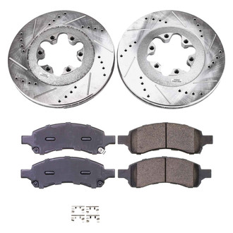 Callahan Brake Parts® - Drilled and Slotted Front Brake Kit