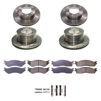 Callahan Brake Parts® - Drilled and Slotted Brake Kit