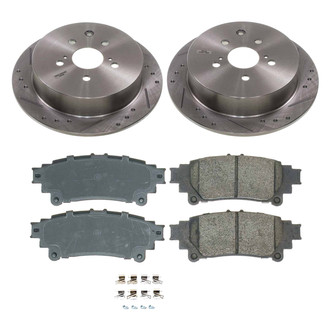 Callahan Brake Parts® - Drilled and Slotted Rear Brake Kit