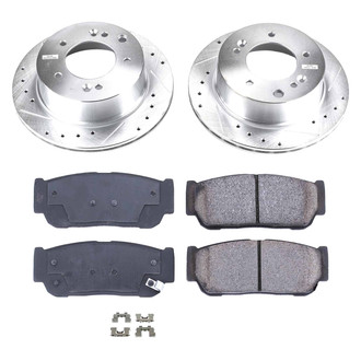 Callahan Brake Parts® - Drilled and Slotted Rear Brake Kit