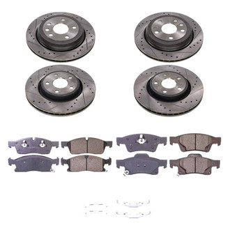 Callahan Brake Parts® - Drilled and Slotted Brake Kit