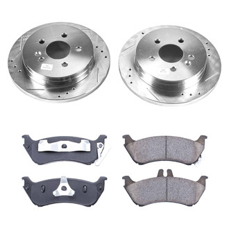 Callahan Brake Parts® - Drilled and Slotted Rear Brake Kit