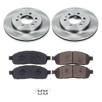 Callahan Brake Parts® - Plain Front Brake Kit