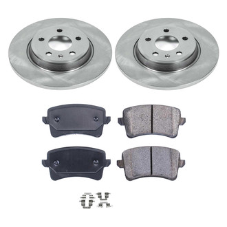 Callahan Brake Parts® - Plain Rear Brake Kit