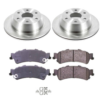 Callahan Brake Parts® - Plain Rear Brake Kit