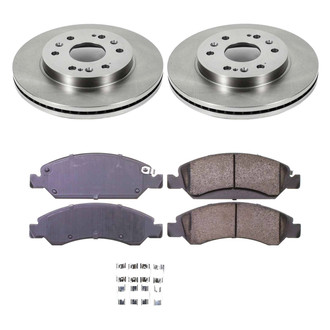 Callahan Brake Parts® - Plain Front Brake Kit