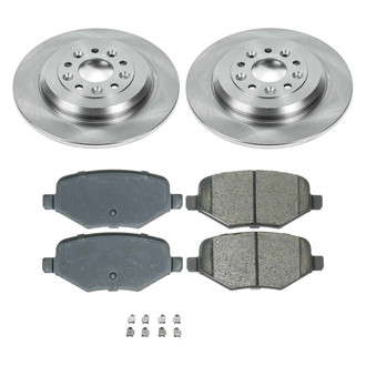 Callahan Brake Parts® - Plain Rear Brake Kit