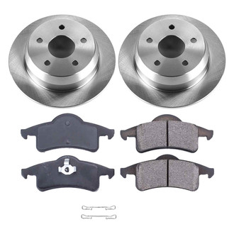 Callahan Brake Parts® - Plain Rear Brake Kit