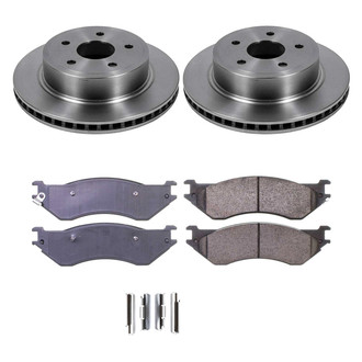 Callahan Brake Parts® - Plain Rear Brake Kit