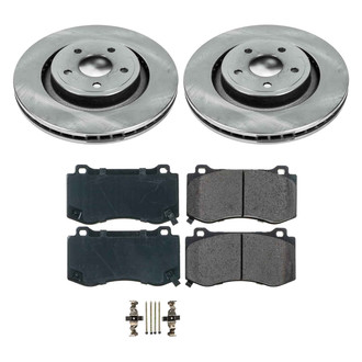 Callahan Brake Parts® - Plain Front Brake Kit