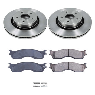 Callahan Brake Parts® - Plain Front Brake Kit
