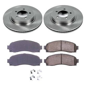 Callahan Brake Parts® - Plain Front Brake Kit