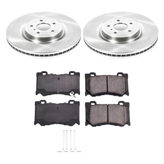Callahan Brake Parts® - Plain Front Brake Kit