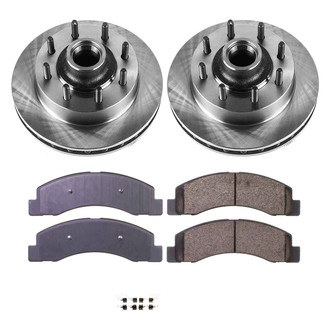 Callahan Brake Parts® - Plain Front Brake Kit