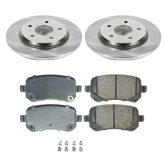 Callahan Brake Parts® - Plain Rear Brake Kit