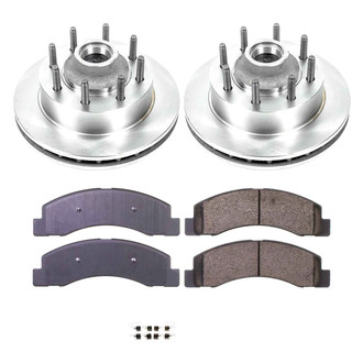 Callahan Brake Parts® - Plain Front Brake Kit