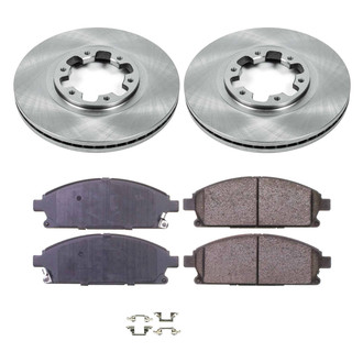 Callahan Brake Parts® - Plain Front Brake Kit