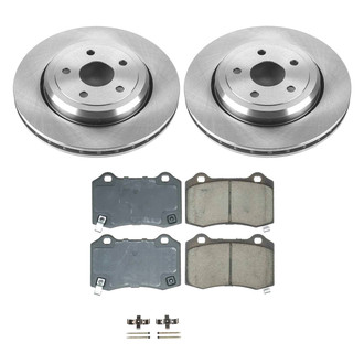 Callahan Brake Parts® - Plain Rear Brake Kit