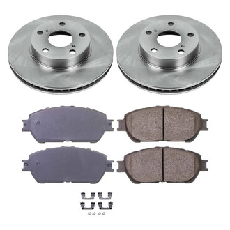 Callahan Brake Parts® - Plain Front Brake Kit