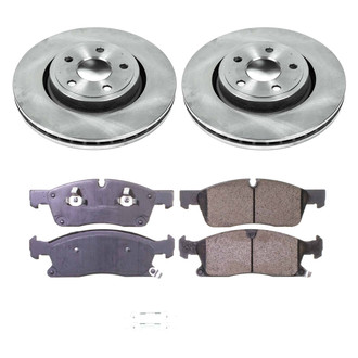 Callahan Brake Parts® - Plain Front Brake Kit