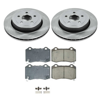 Callahan Brake Parts® - Plain Rear Brake Kit