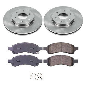 Callahan Brake Parts® - Plain Front Brake Kit