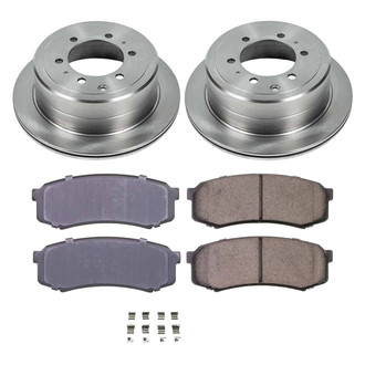 Callahan Brake Parts® - Plain Rear Brake Kit