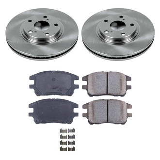Callahan Brake Parts® - Plain Front Brake Kit