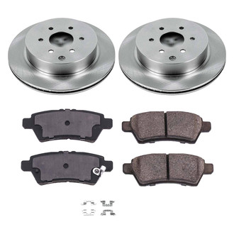 Callahan Brake Parts® - Plain Rear Brake Kit