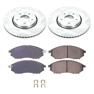Callahan Brake Parts® - Plain Front Brake Kit