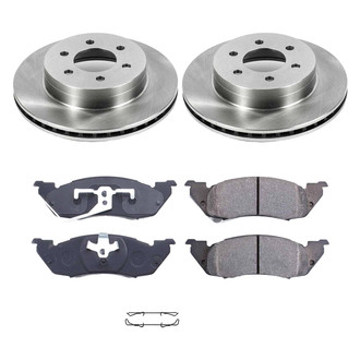 Callahan Brake Parts® - Plain Front Brake Kit