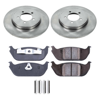 Callahan Brake Parts® - Plain Rear Brake Kit