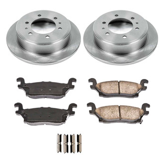 Callahan Brake Parts® - Plain Rear Brake Kit
