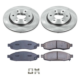 Callahan Brake Parts® - Plain Front Brake Kit