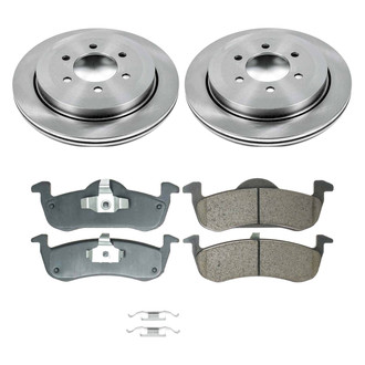 Callahan Brake Parts® - Plain Rear Brake Kit