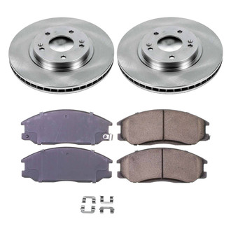 Callahan Brake Parts® - Plain Front Brake Kit