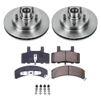 Callahan Brake Parts® - Plain Front Brake Kit