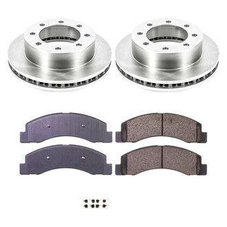 Callahan Brake Parts® - Plain Front Brake Kit