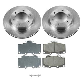 Callahan Brake Parts® - Plain Front Brake Kit