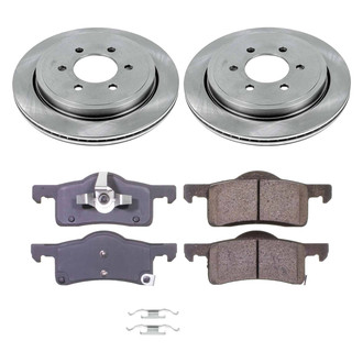 Callahan Brake Parts® - Plain Rear Brake Kit