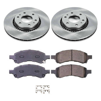 Callahan Brake Parts® - Plain Front Brake Kit